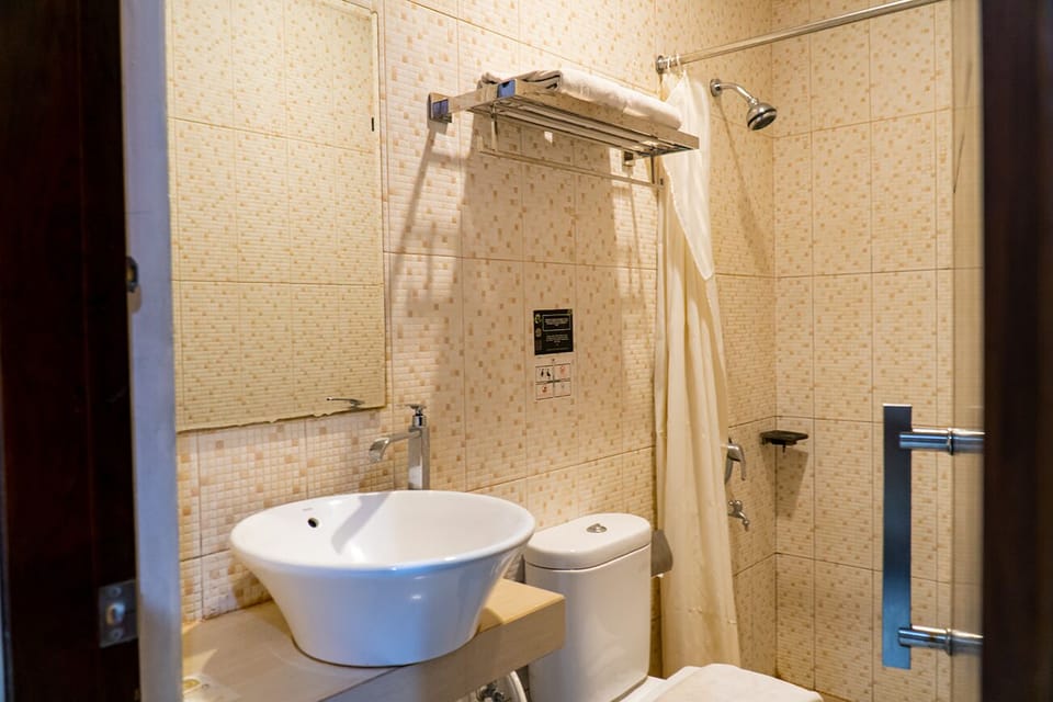 Deluxe Double or Twin Room | Bathroom | Shower, free toiletries, hair dryer, slippers
