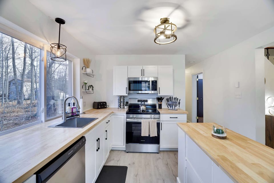 Enjoy a quiet family meal at home with the essentials you need right at your fingertips.