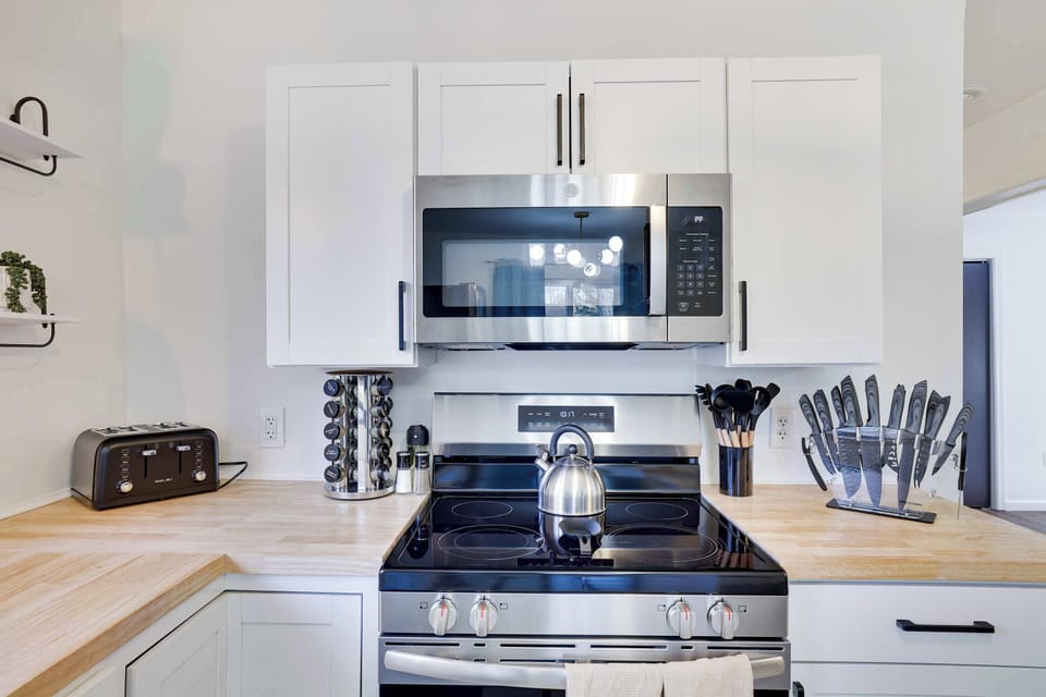 Sleek appliances and chic decor await your culinary adventures in Tobyhanna!
