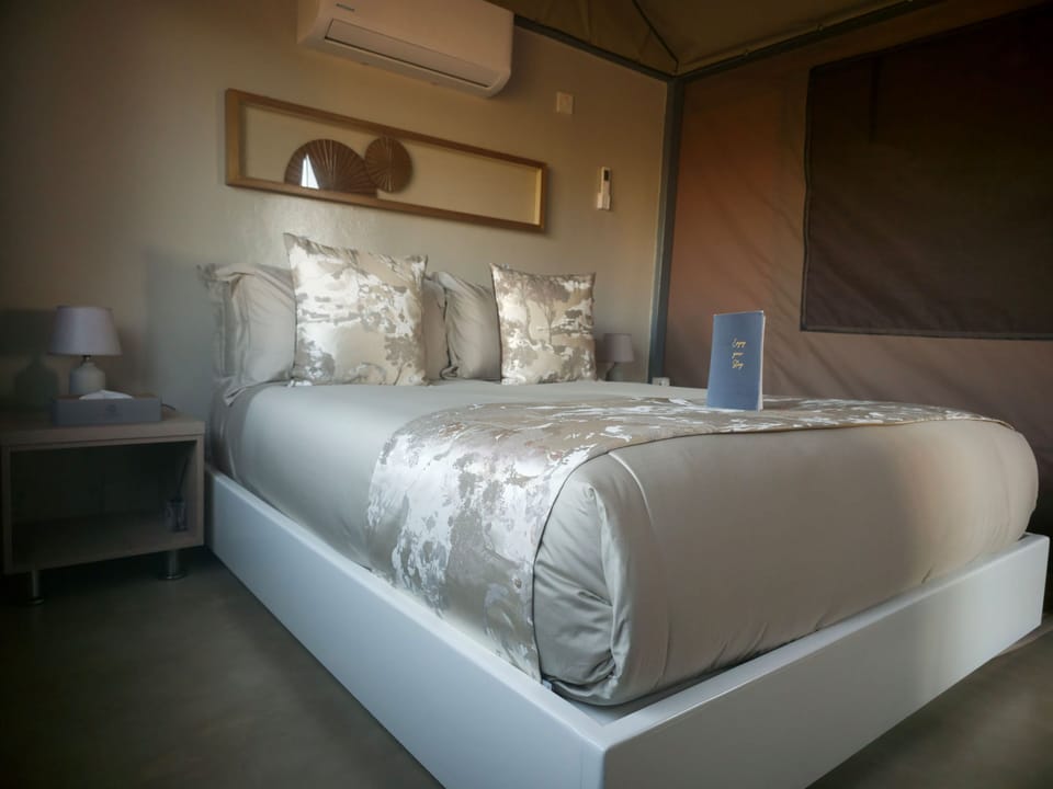 Basic Tent | Premium bedding, down comforters, iron/ironing board (on request)