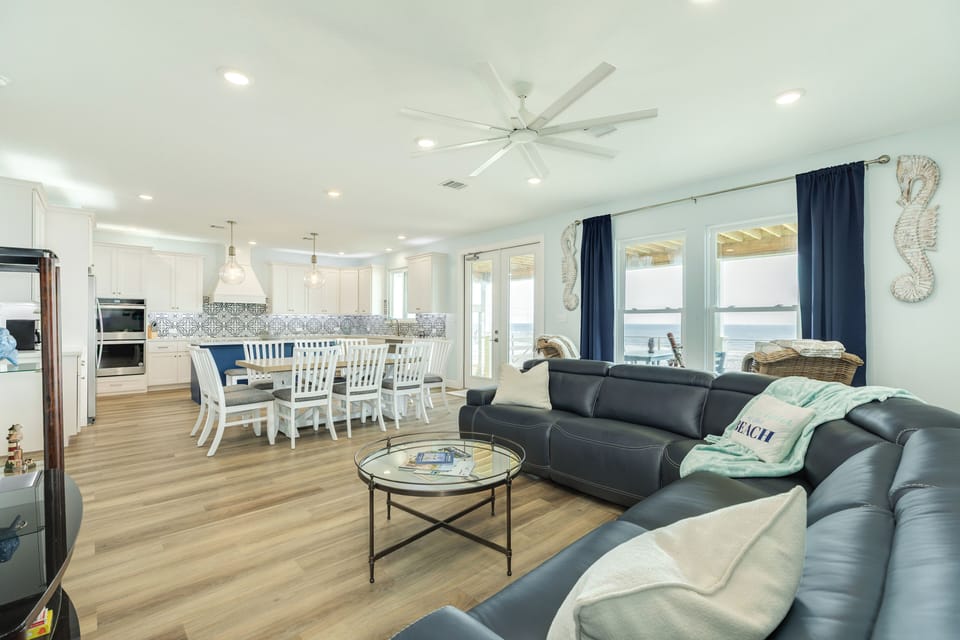 Spacious living area is great for spending time together