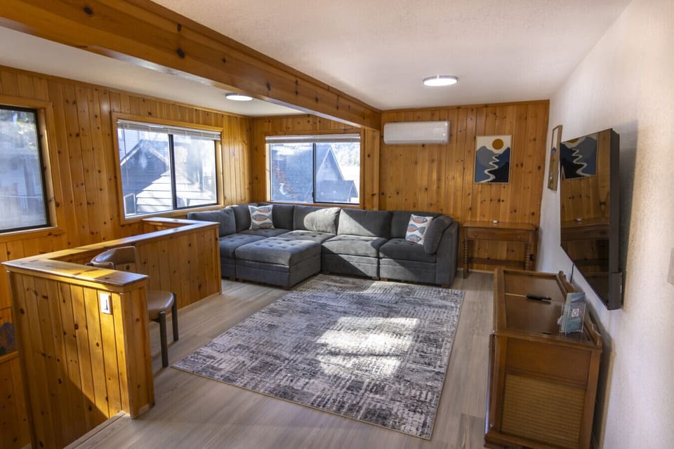Upstairs living room with smart TV
