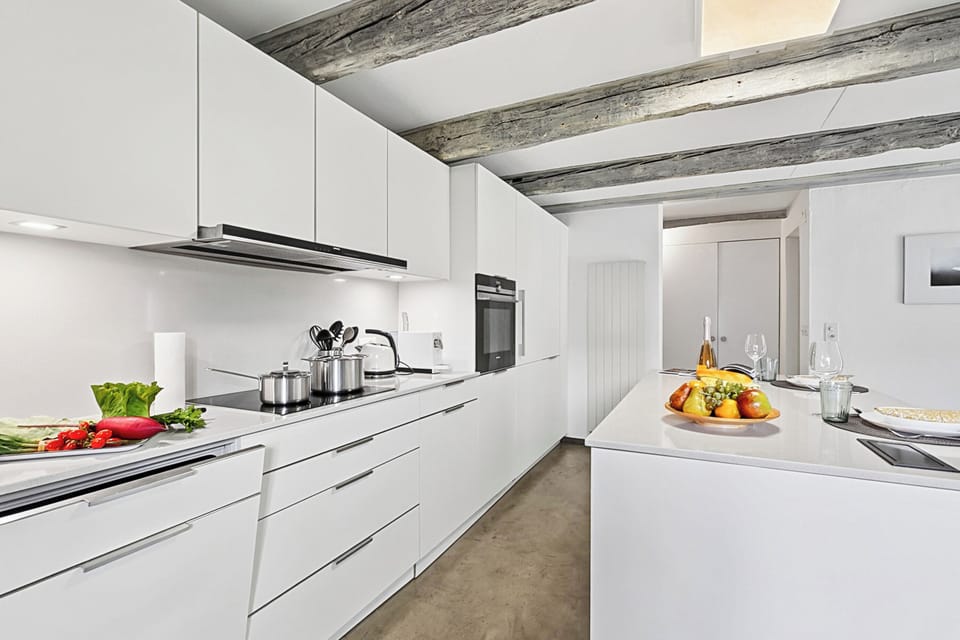 Kitchen and dining area