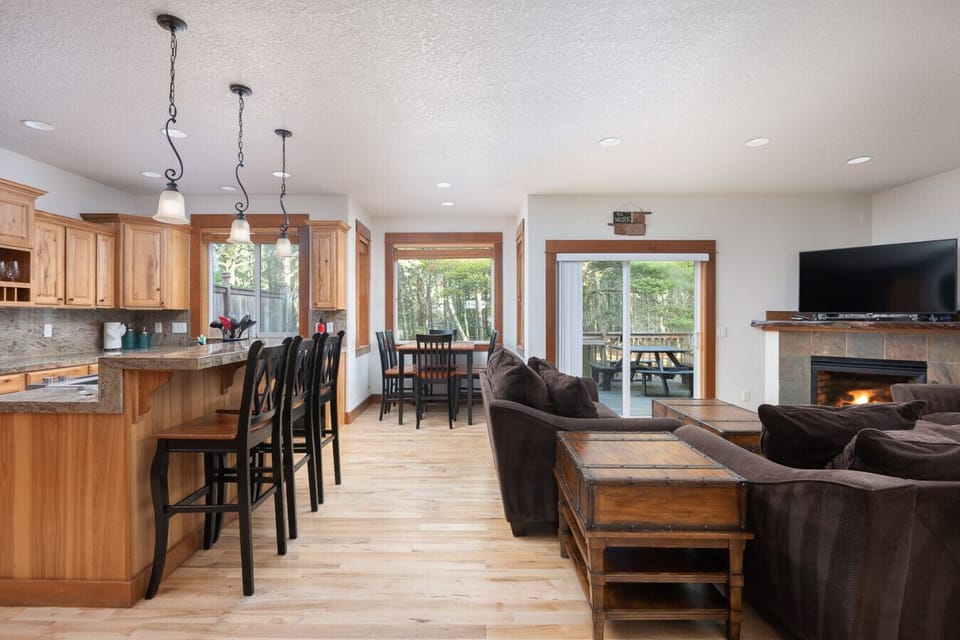 Living room and Kitchen