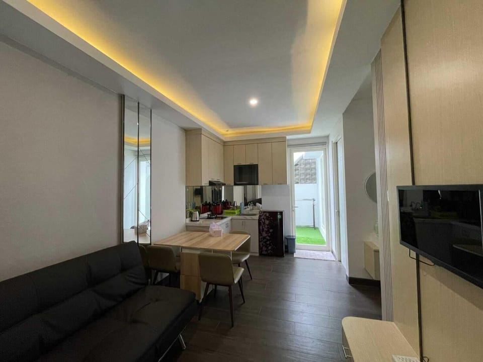 Villa, Mountain View | Living area | Flat-screen TV