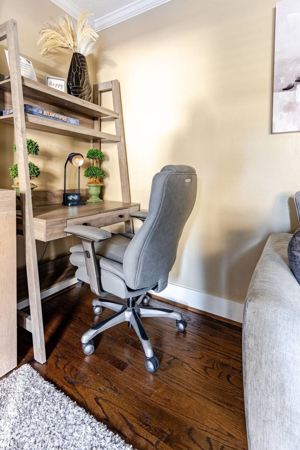 A comfortable, convenient space for working remotely or staying productive during your stay.
