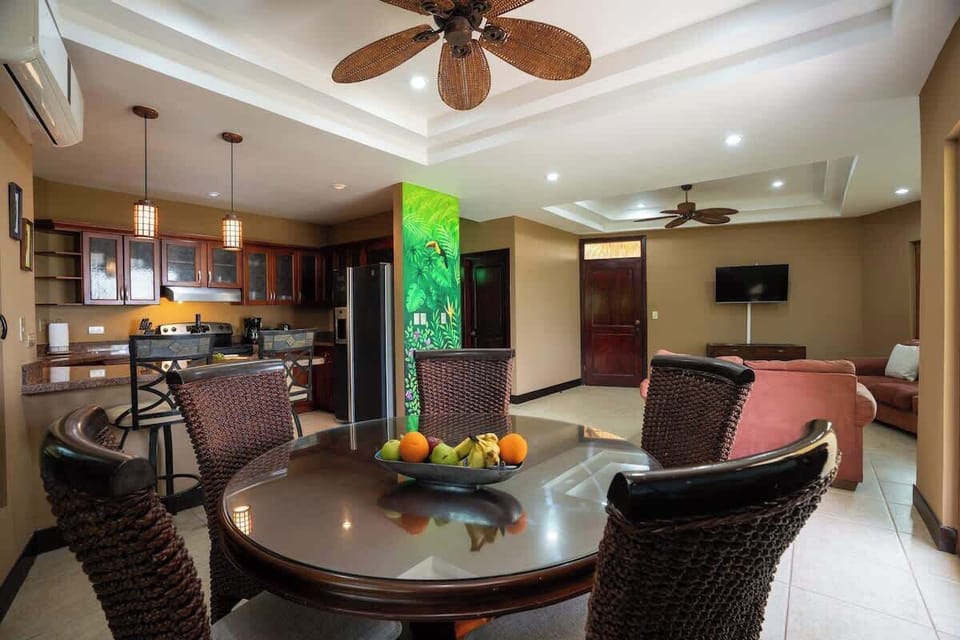 Different angle from dinning, kitchen and living areas.