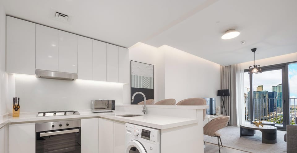 Apartment, Balcony, City View | Private kitchen