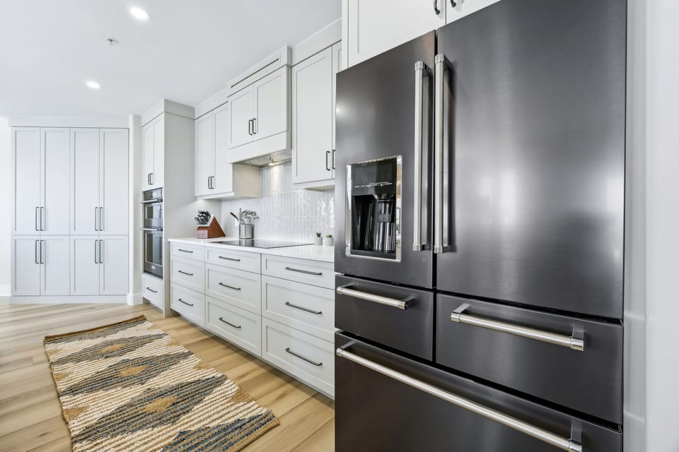 Large refrigerator will hold all your beach snacks