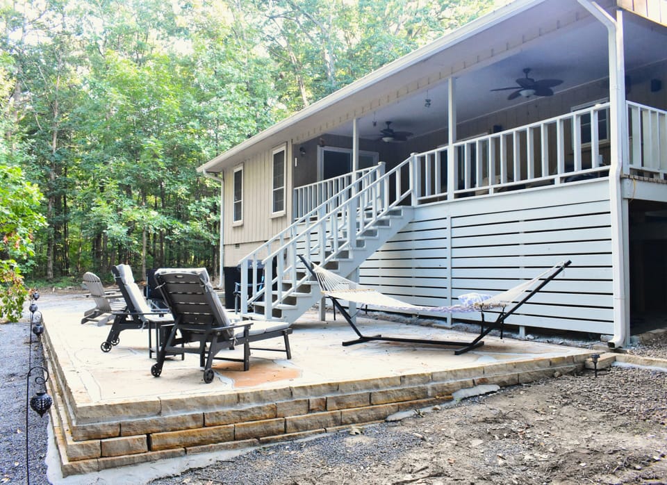 Back Patio to enjoy nature