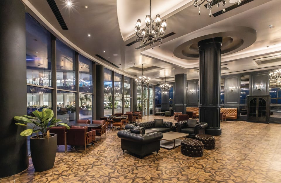 6 bars/lounges, poolside bar