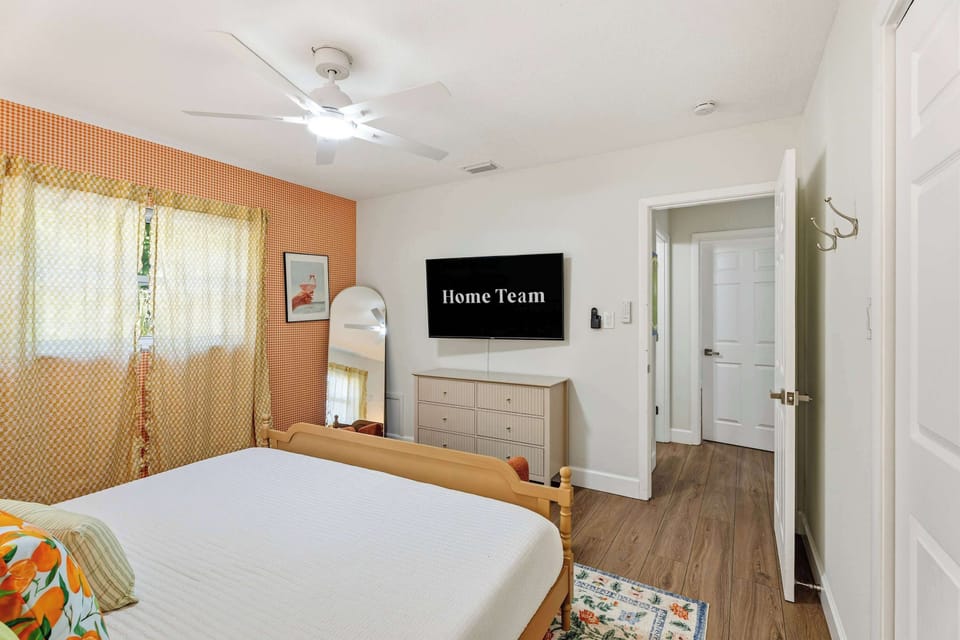 Sleep like royalty, wake up refreshed. Our cozy bedroom is your personal retreat—perfect for dreaming big, lounging long, and recharging for adventure.