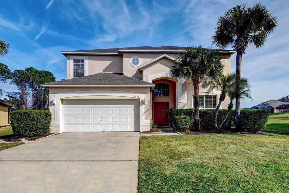 EXTERIOR:  6 Bedroom, 5.5 Bath Home in Emerald Island Resort, a Gated Vacation Rental Community in Kissimmee