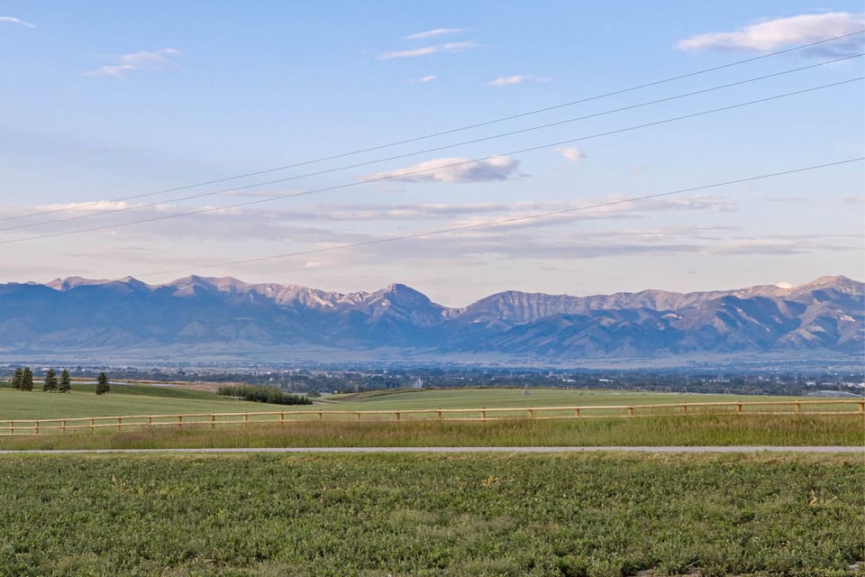 Your view from the living room and back deck