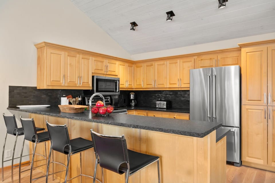 Kitchen Located On Upper Level