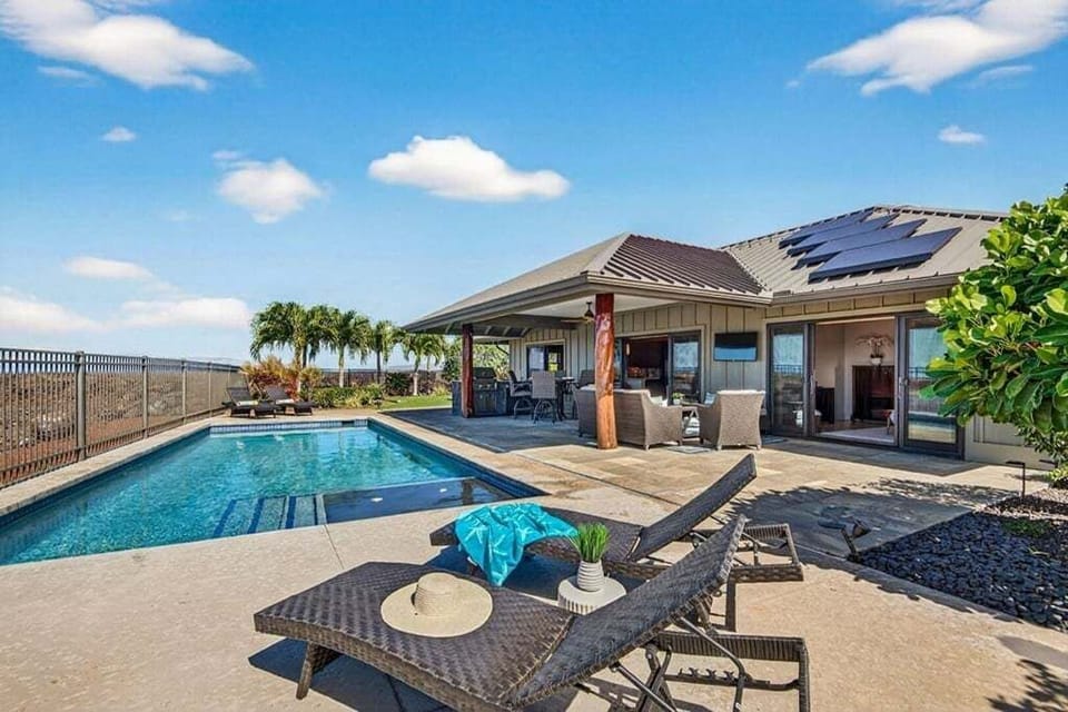 Pool and lanai are both quiet and super private.