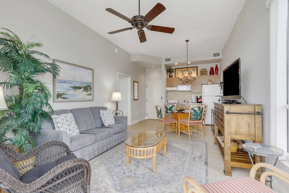 The main living area includes living, dining and kitchen - all flowing together seamlessly in one open space.