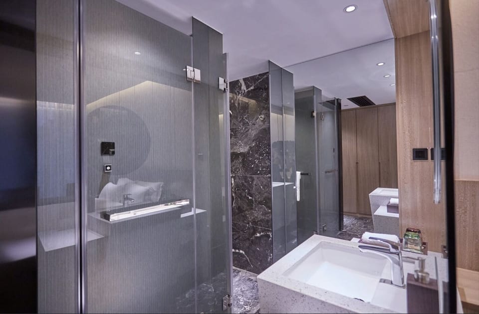Business Double Room, 1 Queen Bed, City View | Blackout drapes, iron/ironing board, free WiFi