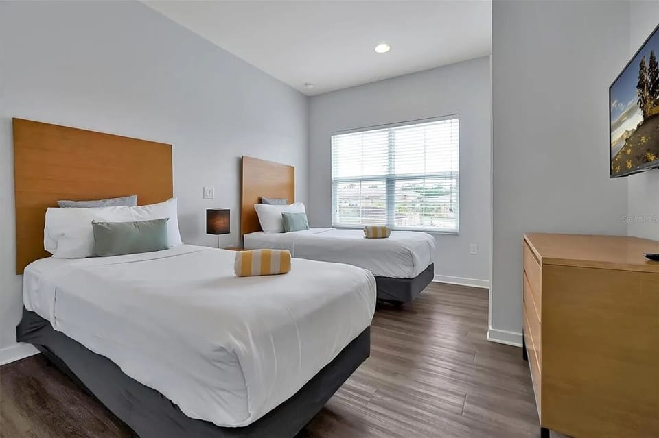 Third bedroom with two beds