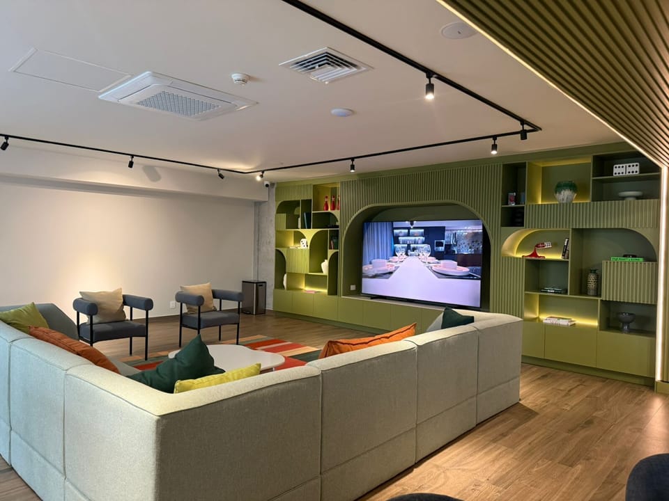 Modern Shared Lounge with TV