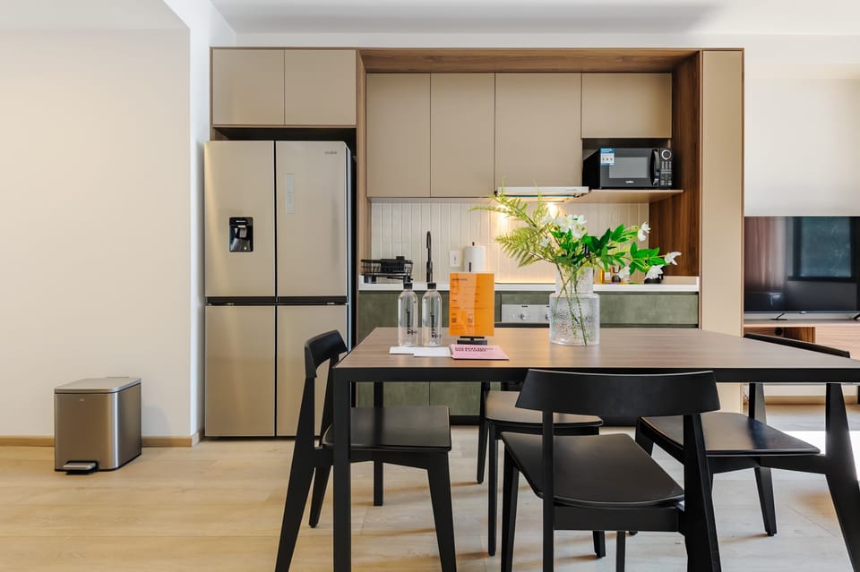 Kitchen and dining.
