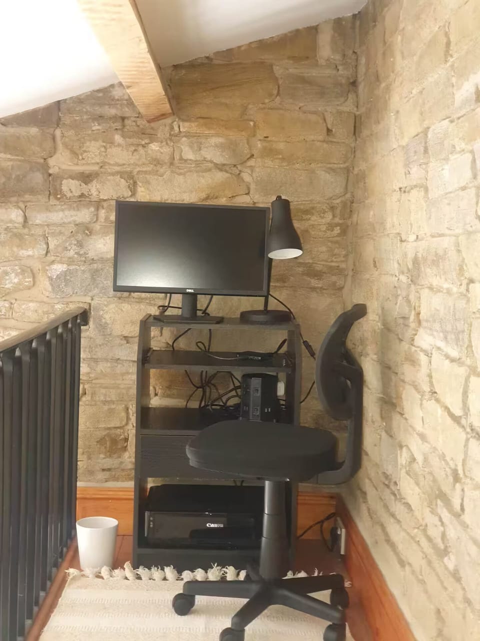 Gallery with workstation