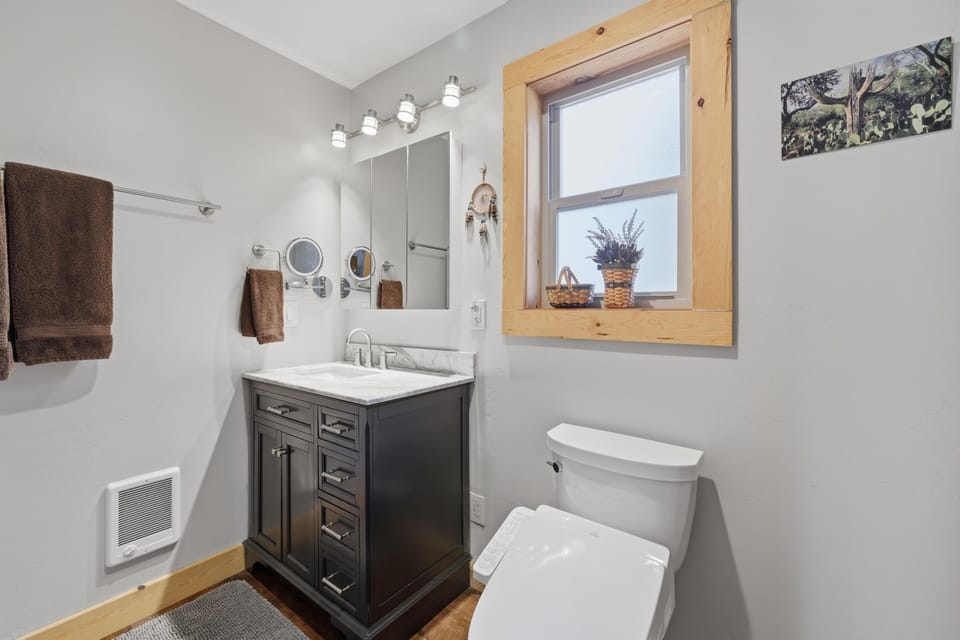 downstairs bathroom.