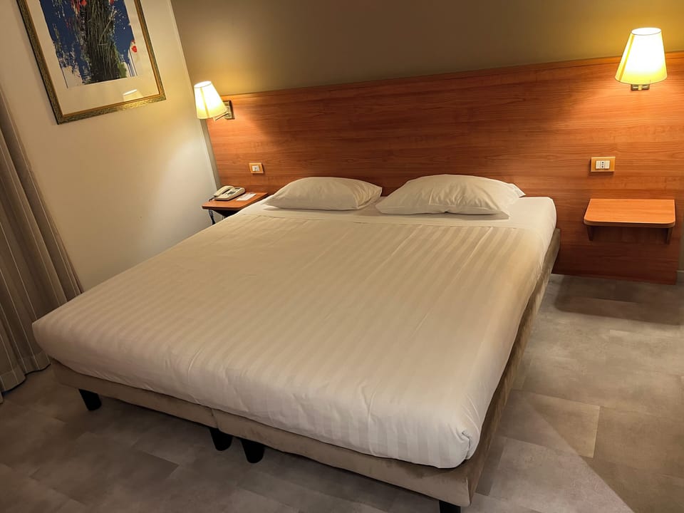 Standard Double Room | Minibar, in-room safe, desk, iron/ironing board