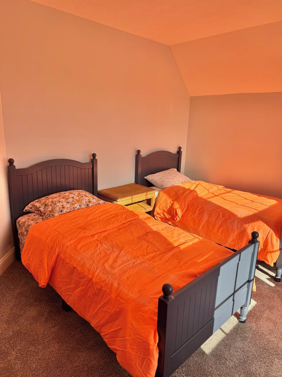 Third bedroom with two twin beds.