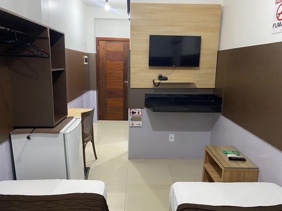 Classic Twin Room | Premium bedding, desk, laptop workspace, iron/ironing board