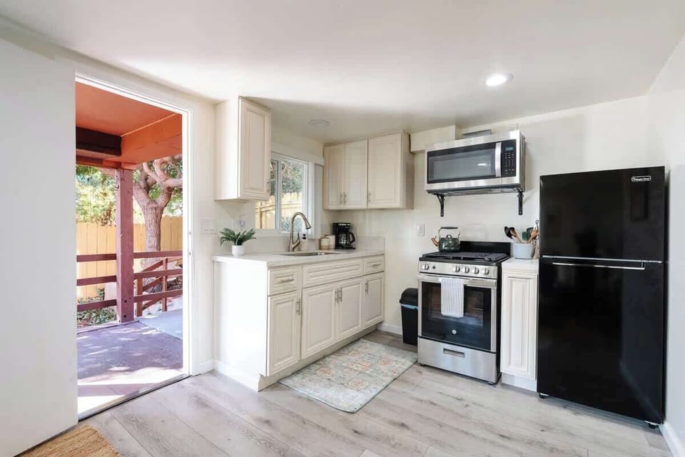 Cook up all your favorites in the fully equipped kitchen