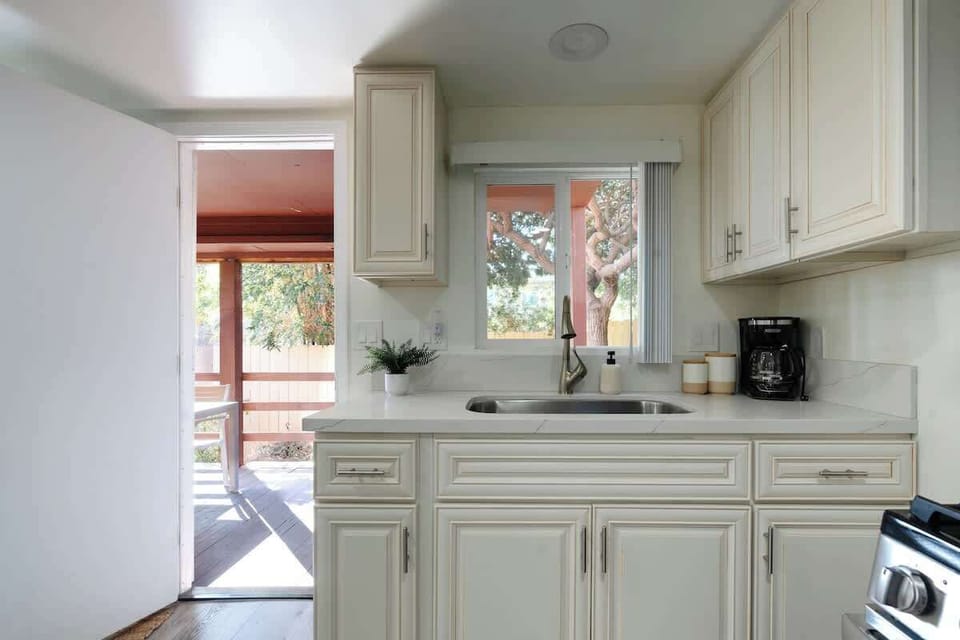 Keep the door open and let the cool morning breeze inside