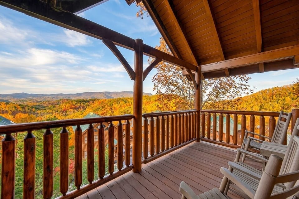 Coffee at sunrise, sunsets after dark — all from your private mountain deck.