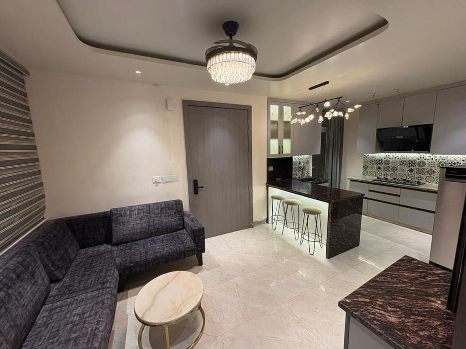 Premium Suite 2BHK Flat With Kitchen | Living area