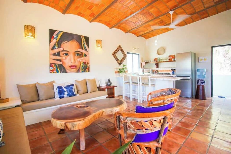 Large, open concept, living room and kitchen