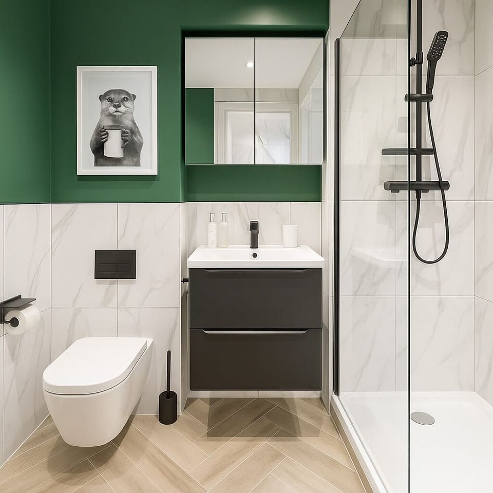 Apartment, 2 Bedrooms, City View | Bathroom | Free toiletries, hair dryer, soap, shampoo
