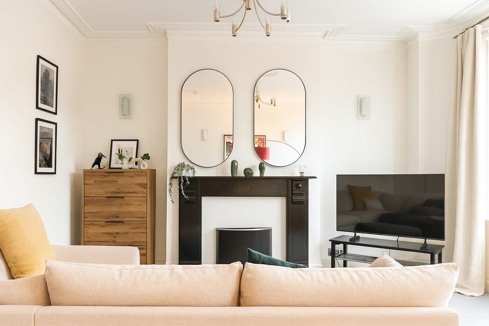 Apartment, 2 Bedrooms, City View | Living area