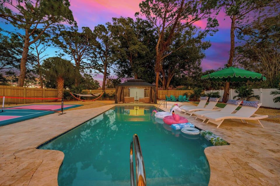 All year round deep swimming pool