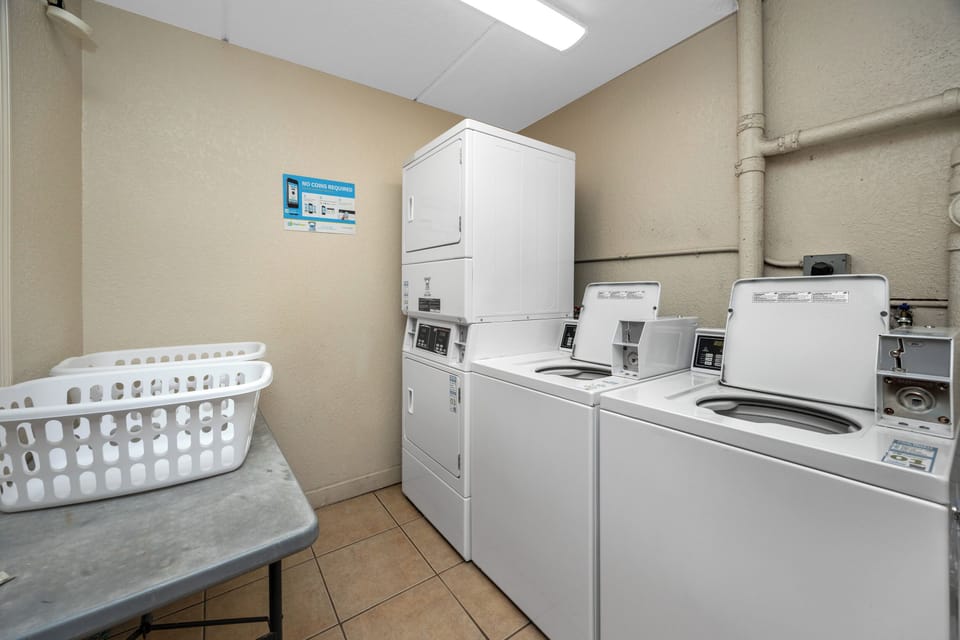 Laundry on Floors 1 and 3