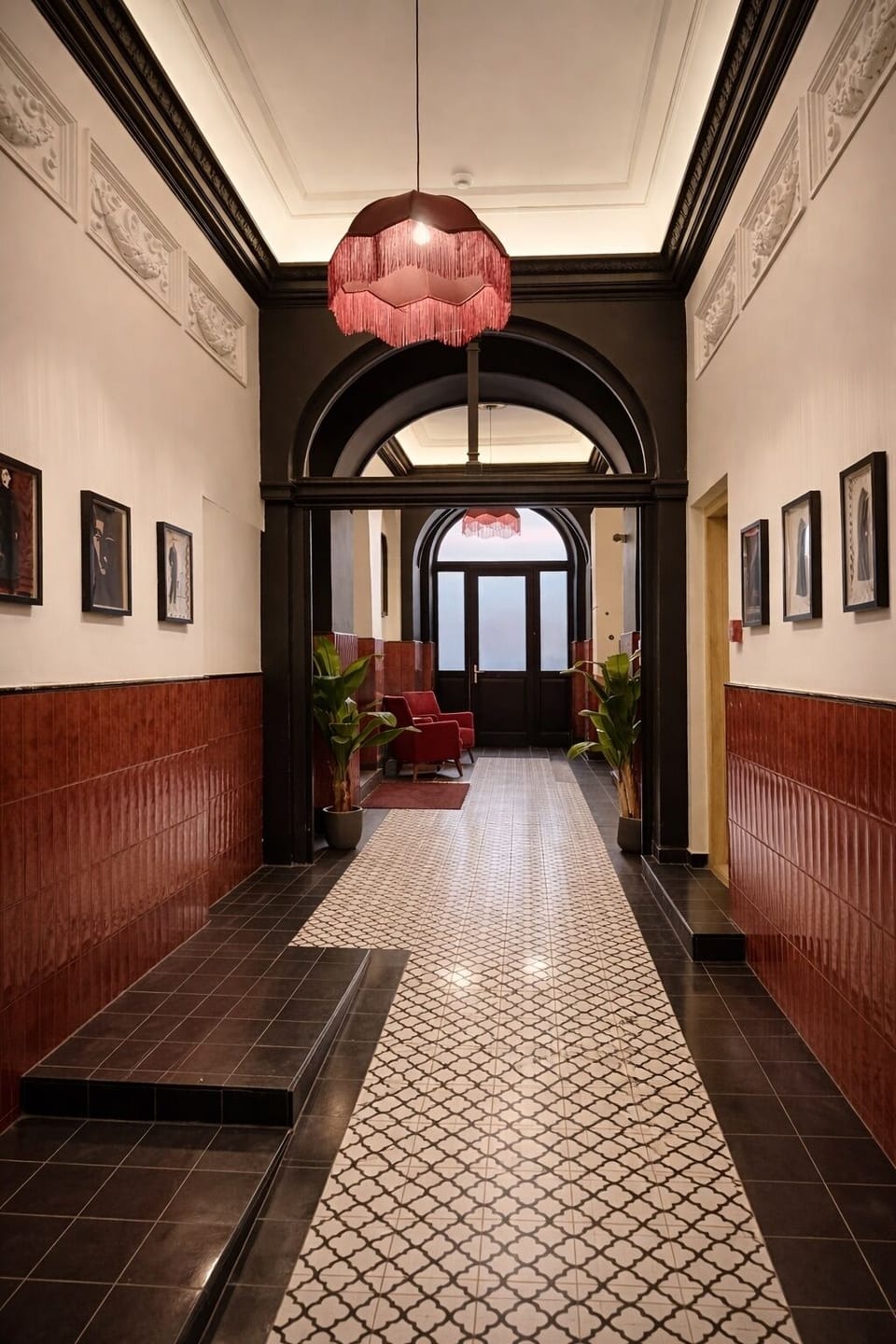 Interior entrance