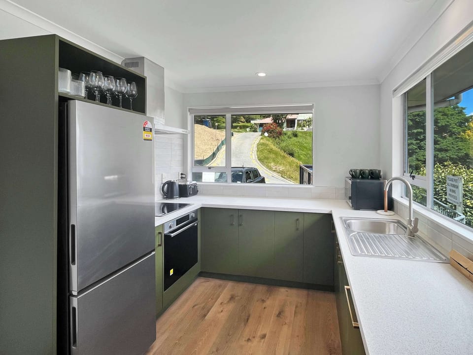 Bright kitchen with generous bench space