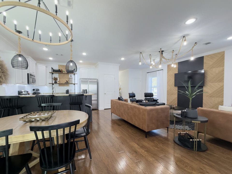 Open-concept living, dining, and kitchen area designed for seamless comfort and connection