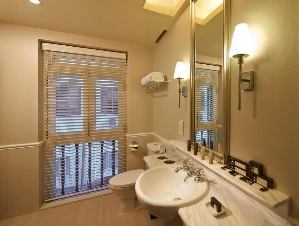 Executive Double or Twin Room, Non Smoking | Bathroom | Hair dryer, slippers, towels, soap
