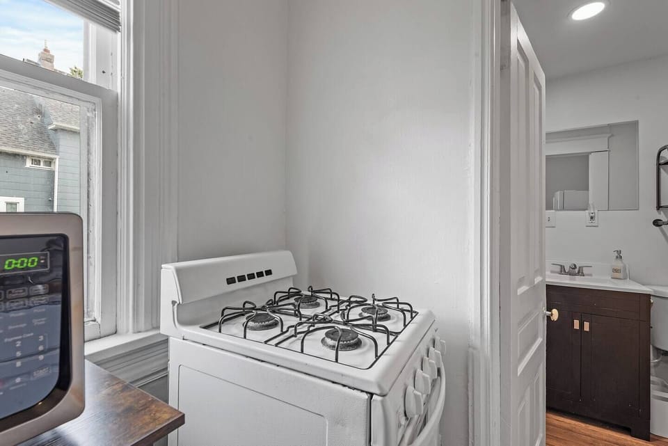 Whip up delicious meals and snacks using the convenient gas stove, perfect for fueling your adventures.