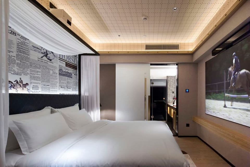 Standard Double Room, City View | In-room safe, desk, laptop workspace, blackout drapes