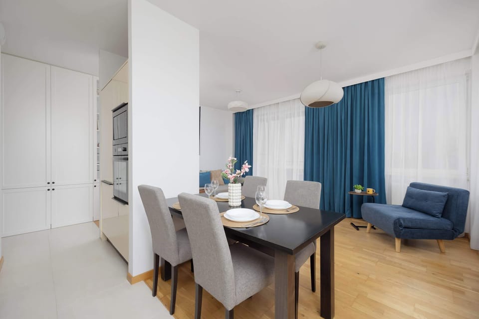 Dining area with a table for shared meals and gatherings.