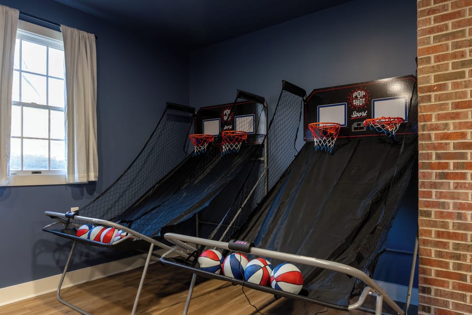 Bring your A-game! The Pop-A-Shot basketball challenge is a guest favorite — perfect for friendly competition and all-ages fun.