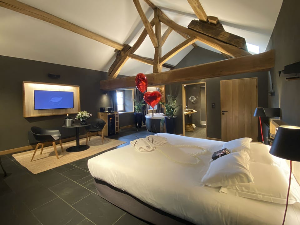 Romantic Suite, 1 King Bed, Hot Tub | View from room