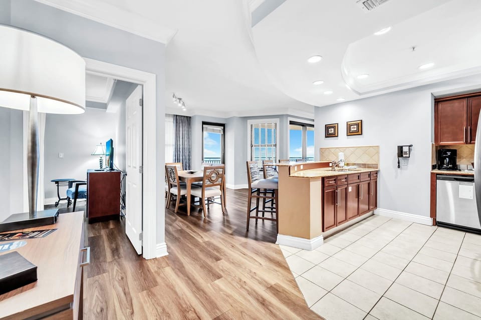 Entryway and Kitchen