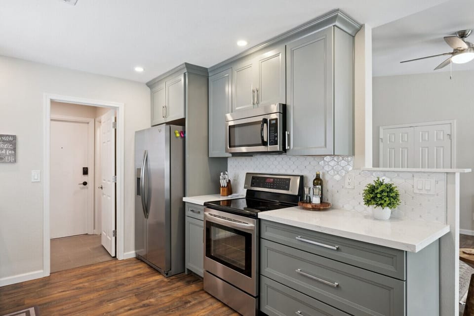 Well-equipped kitchen